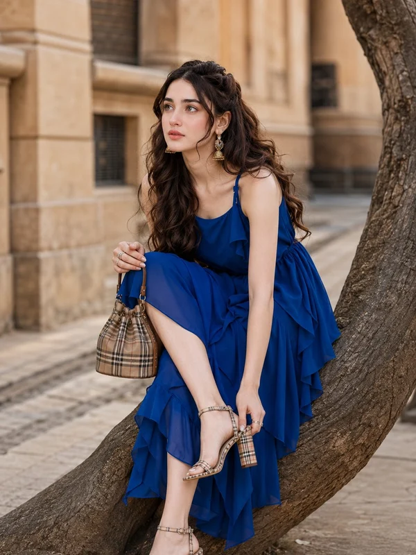 Royal blue editorial